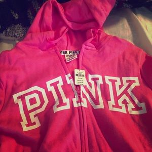 Pink hoodie